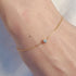 K18YG mini teacup diamond † bracelet